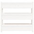 Jardinera de madera maciza de pino blanco 112x25x104,5
