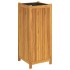 Jardinera con forro madera maciza de acacia 42x42x100