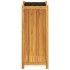 Jardinera con forro madera maciza de acacia 42x42x100