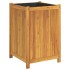 Jardinera con forro madera maciza de acacia 50x50x75