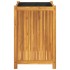 Jardinera con forro madera maciza de acacia 50x50x75