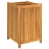 Jardinera con forro madera maciza de acacia 50x50x75