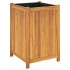 Jardinera con forro madera maciza de acacia 50x50x75