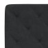 Cama con colchón terciopelo negro 80x200