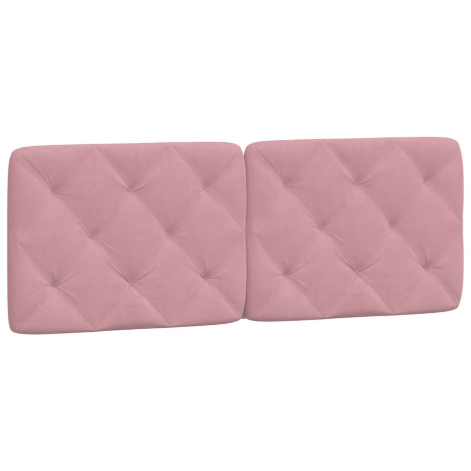 Cama con colchón terciopelo rosa 120x200