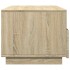 Mesa de centro con luces LED roble Sonoma 90x49x40