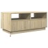 Mesa de centro con luces LED roble Sonoma 90x49x40