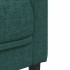 Sillón de tela verde