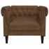 Sillón Chesterfield de tela
