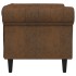 Sillón Chesterfield de tela