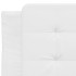 Estructura cama con luces LED cuero sintético blanco 100x200