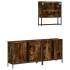 Set de muebles baño 3 pzas madera contrachapada roble