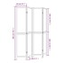 Biombo separador de 4 paneles madera maciza Paulownia