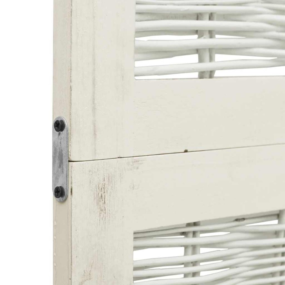 Biombo separador de 6 paneles madera maciza Paulownia