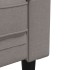 Sofá Chesterfield de 2 plazas tela gris