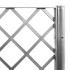 Jardinera con enrejado PP gris claro 160x40x142