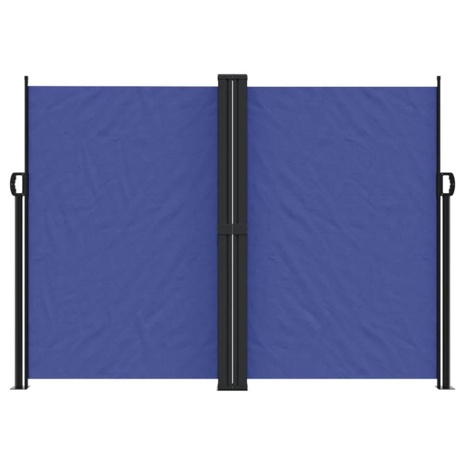 Toldo lateral retráctil azul 180x600