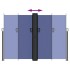 Toldo lateral retráctil azul 180x600