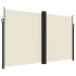 Toldo lateral retráctil crema 200x600