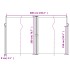 Toldo lateral retráctil crema 200x600