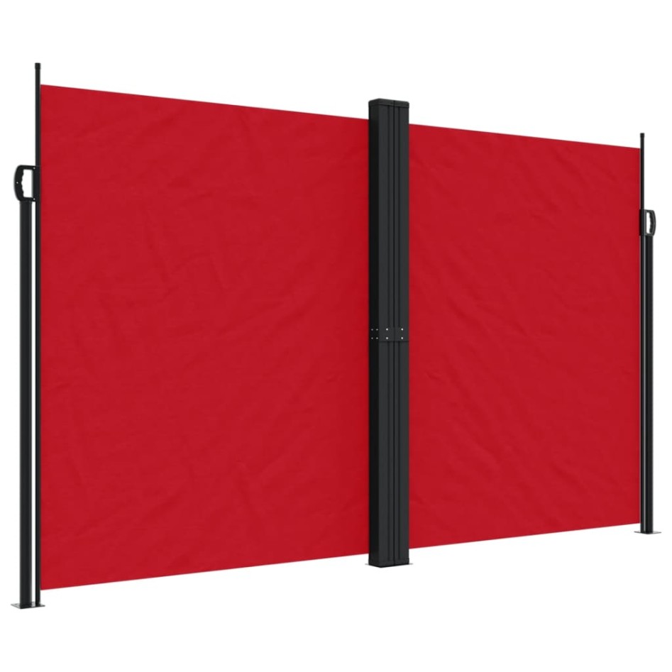 Toldo lateral retráctil rojo 200x600