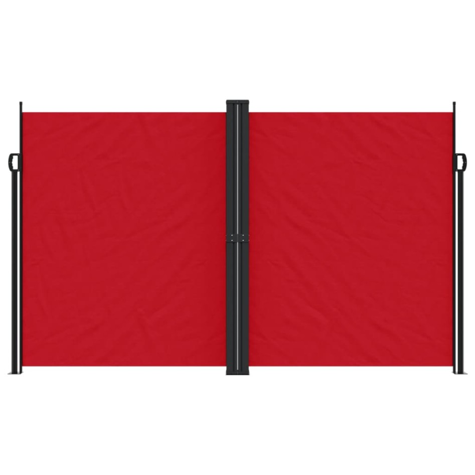 Toldo lateral retráctil rojo 200x600