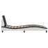 Estructura cama cabecero cuero sintético blanco negro 90x200