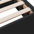 Cama con cajones madera de ingeniería negro 135x190