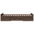Cama con cajones madera de ingeniería marrón roble 75x190