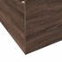 Cama con cajones madera de ingeniería marrón roble 135x190