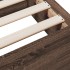 Cama con cajones madera de ingeniería marrón roble 135x190