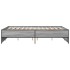 Estructura cama madera ingeniería metal gris Sonoma 135x190