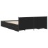 Cama con cajones madera de ingeniería negro 135x190