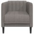 Sillón de tela gris
