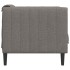 Sillón de tela gris