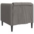 Sillón de tela gris