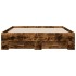 Cama con cajones madera de ingeniería roble ahumado 120x200
