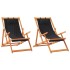 Sillas de playa plegables 2 unidades tela