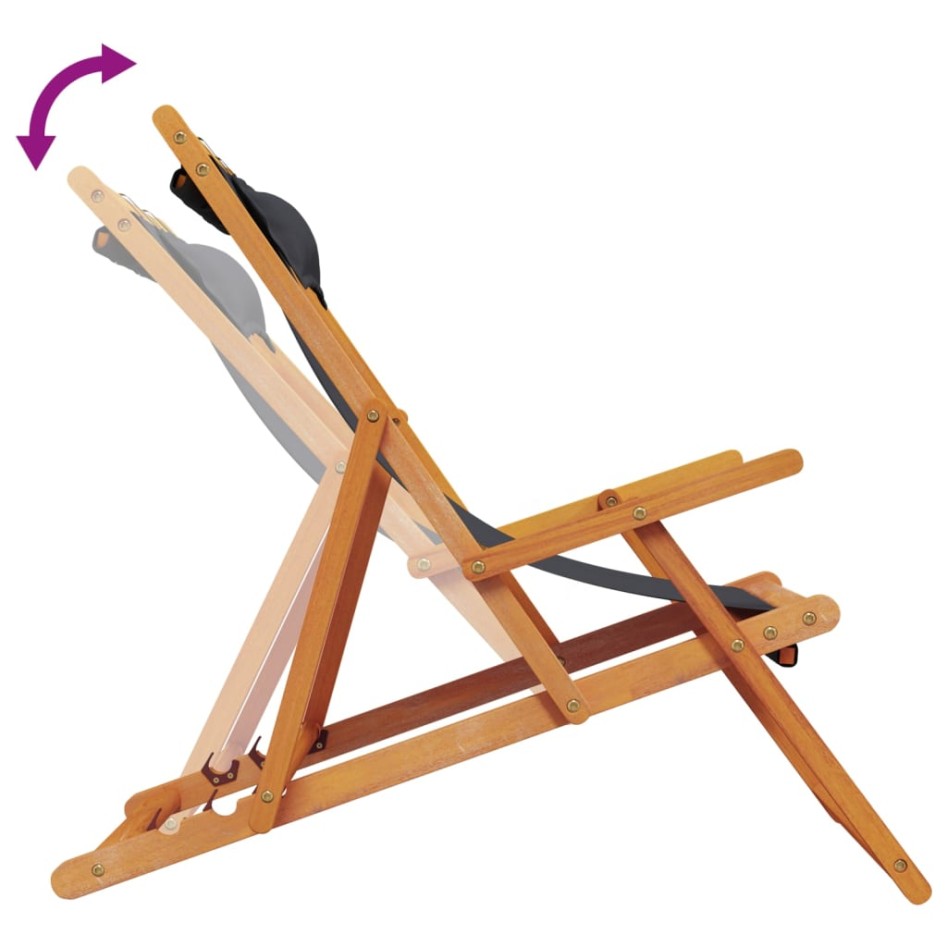 Sillas de playa plegables 2 unidades tela