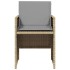 Sillones jardín con cojines 4 uds ratán sintético beige