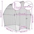 Jaula para gallinas acero galvanizado plateado 200x105x182