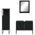 Set de muebles de baño 3 piezas madera contrachapada