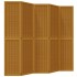 Biombo separador de 5 paneles madera maciza paulownia