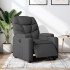 Sillón reclinable eléctrico de tela