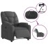 Sillón reclinable eléctrico de tela