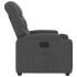 Sillón reclinable eléctrico de tela