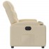 Sillón reclinable eléctrico de tela