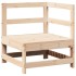 Juego de muebles de jardín 7 piezas madera maciza de