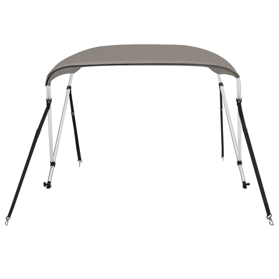 Toldo bimini de 2 arcos gris 180x130x110