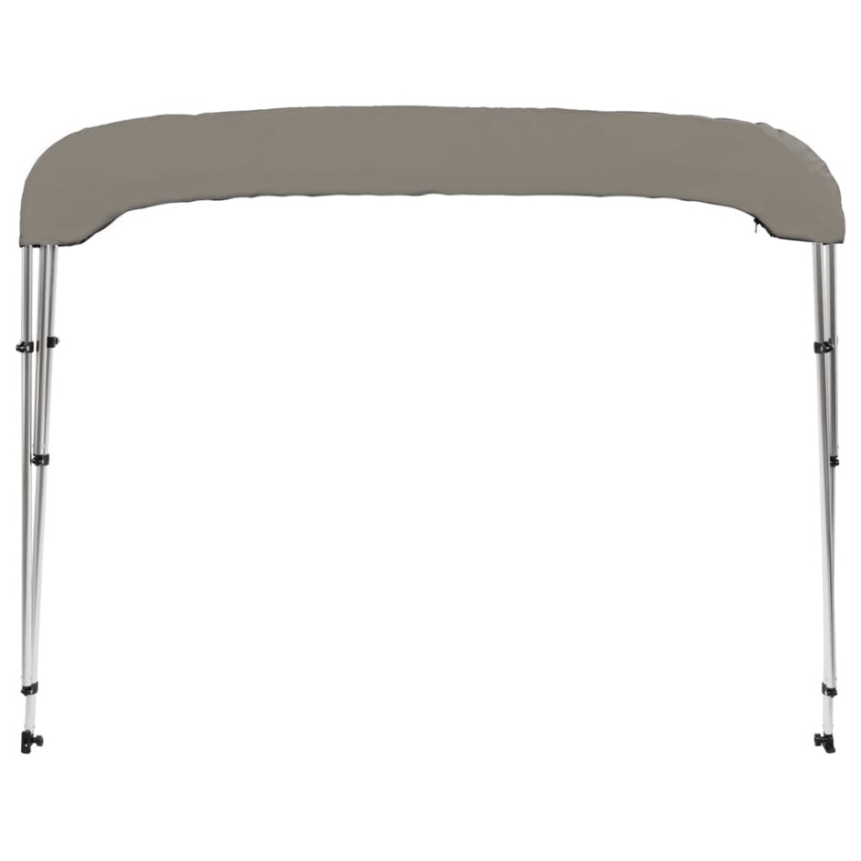 Toldo bimini de 3 arcos gris 183x196x137